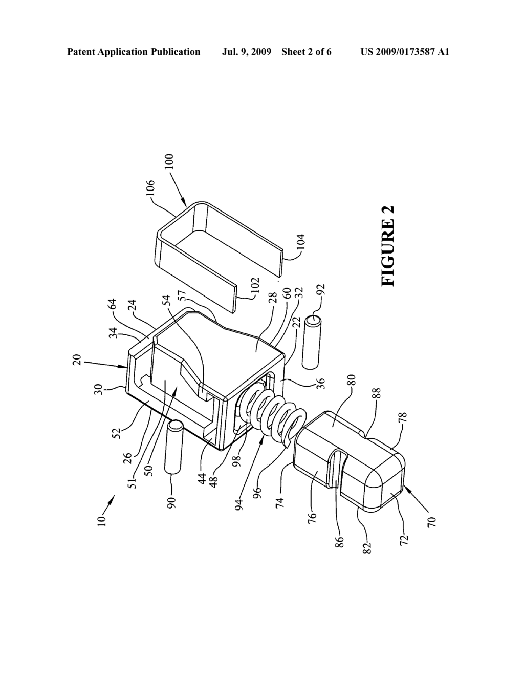 Resistance mechanism for a pedal assembly - diagram, schematic, and image 03