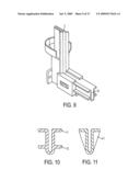 SET OF PARTS FOR POSITIONING ELECTRODES IN CELLS FOR THE ELECTRODEPOSITING OF METALS diagram and image