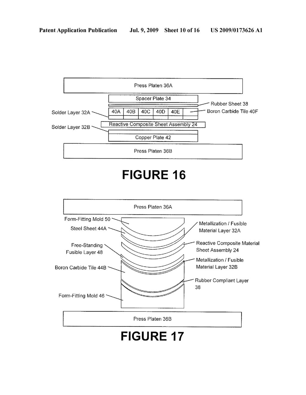 METHOD FOR FABRICATING TEMPERATURE SENSITIVE AND SPUTTER TARGET ASSEMBLIES USING REACTIVE MULTILAYER JOINING - diagram, schematic, and image 11