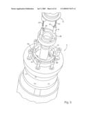 Water Filter Cartridge System Having a Combined Blending Valve System in the Candle and Adjusting Device in the Head diagram and image