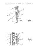 Variable Carrier for the Installation on Two Vertical Carrier Profiles of a Rack and Corresponding Installation Method diagram and image