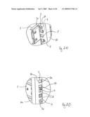 Variable Carrier for the Installation on Two Vertical Carrier Profiles of a Rack and Corresponding Installation Method diagram and image