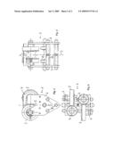 CHASSIS FOR A CABLE OR PIPELINE TROLLEY diagram and image