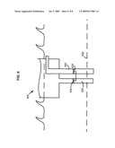 Water alteration structure and system having below surface valves or wave reflectors diagram and image