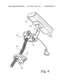 METHOD AND APPARATUS FOR SECURING A DEVICE AT A DESIRED LOCATION diagram and image