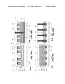 STRUCTURES FOR AND METHOD OF SILICIDE FORMATION ON MEMORY ARRAY AND PERIPHERAL LOGIC DEVICES diagram and image