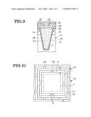 TRENCH SEMICONDUCTOR DEVICE OF IMPROVED VOLTAGE STRENGTH, AND METHOD OF FABRICATION diagram and image