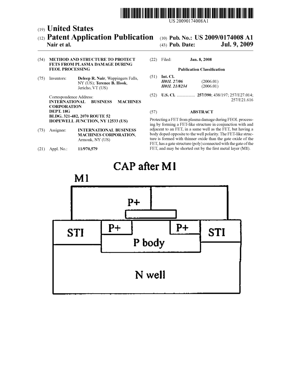 METHOD AND STRUCTURE TO PROTECT FETs FROM PLASMA DAMAGE DURING FEOL PROCESSING - diagram, schematic, and image 01