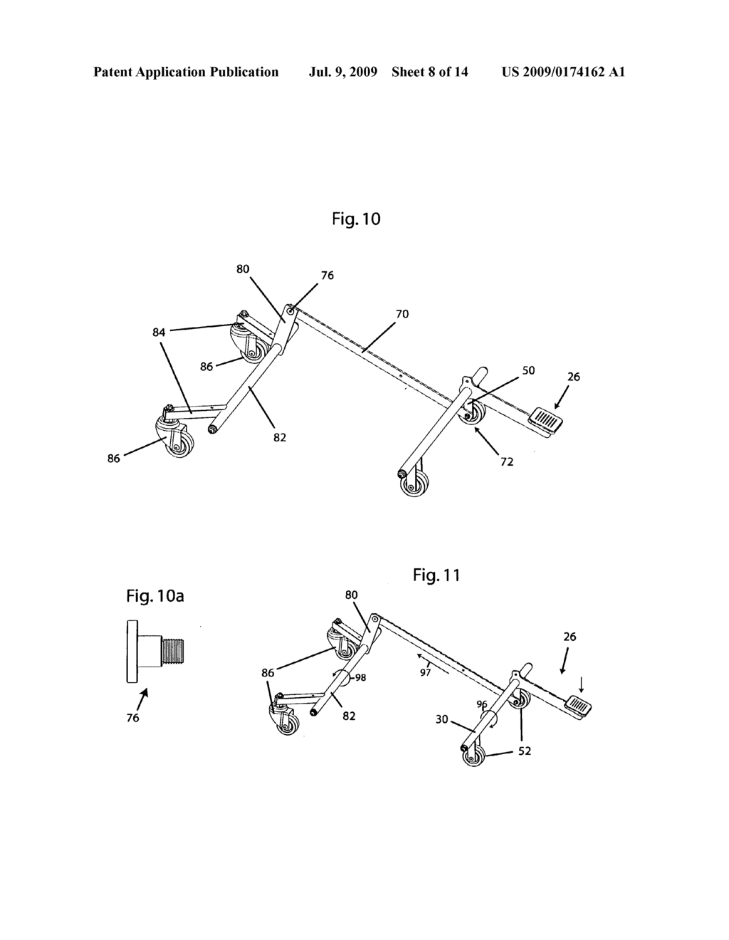 Mobile base for a table saw - diagram, schematic, and image 09