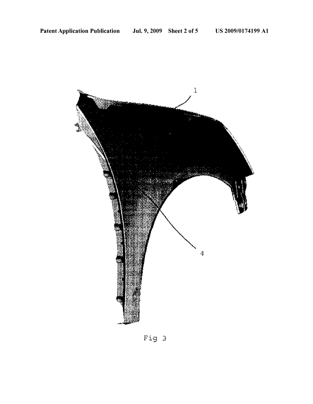 STRUCTURE OF THE FRONT PART OF A MOTOR VEHICLE - diagram, schematic, and image 03