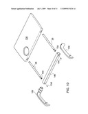 EXPANSION AND RETRACTION MECHANISMS FOR MOVEABLE TRAY TABLES diagram and image