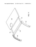 EXPANSION AND RETRACTION MECHANISMS FOR MOVEABLE TRAY TABLES diagram and image