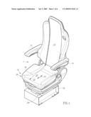 VEHICLE SEAT WITH A SEAT DEPTH ADJUSTMENT DEVICE diagram and image