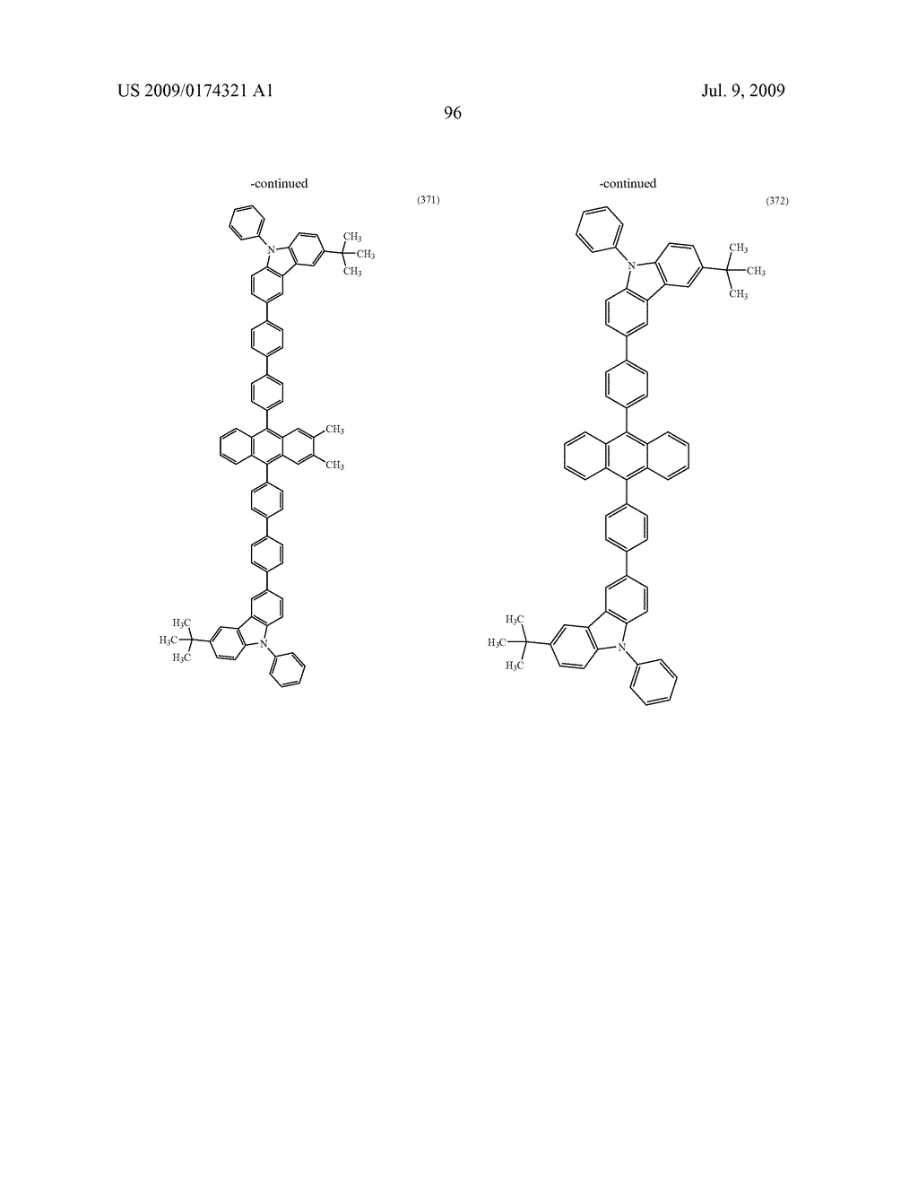 ANTHRACENE DERIVATIVE, AND LIGHT-EMITTING MATERIAL, LIGHT-EMITTING ELEMENT, LIGHT-EMITTING DEVICE, AND ELECTRONIC DEVICE USING THE SAME - diagram, schematic, and image 131