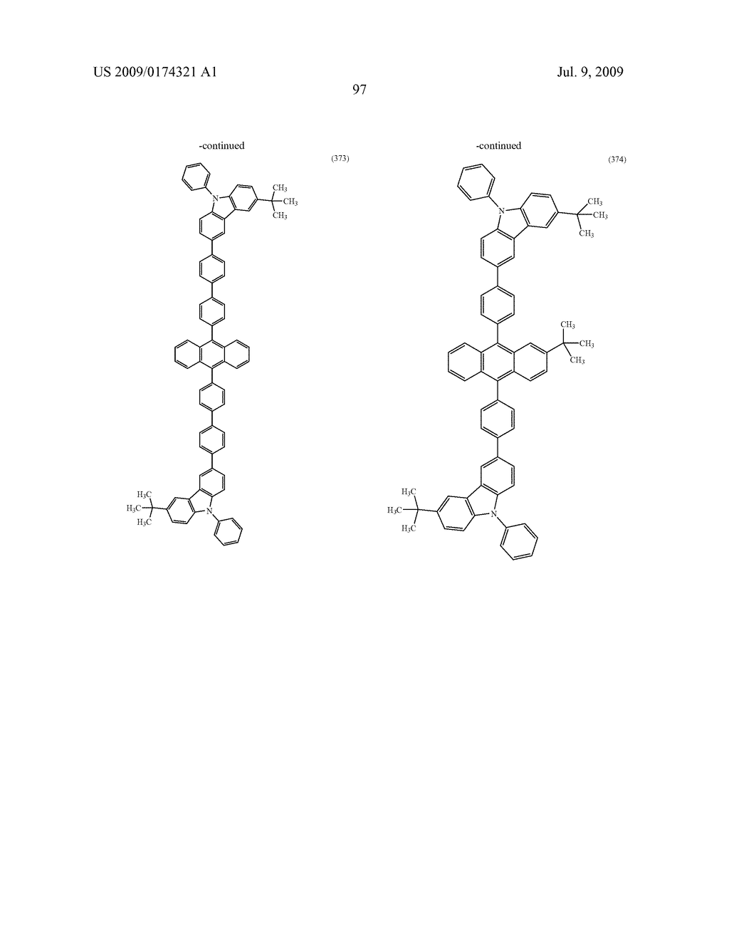ANTHRACENE DERIVATIVE, AND LIGHT-EMITTING MATERIAL, LIGHT-EMITTING ELEMENT, LIGHT-EMITTING DEVICE, AND ELECTRONIC DEVICE USING THE SAME - diagram, schematic, and image 132