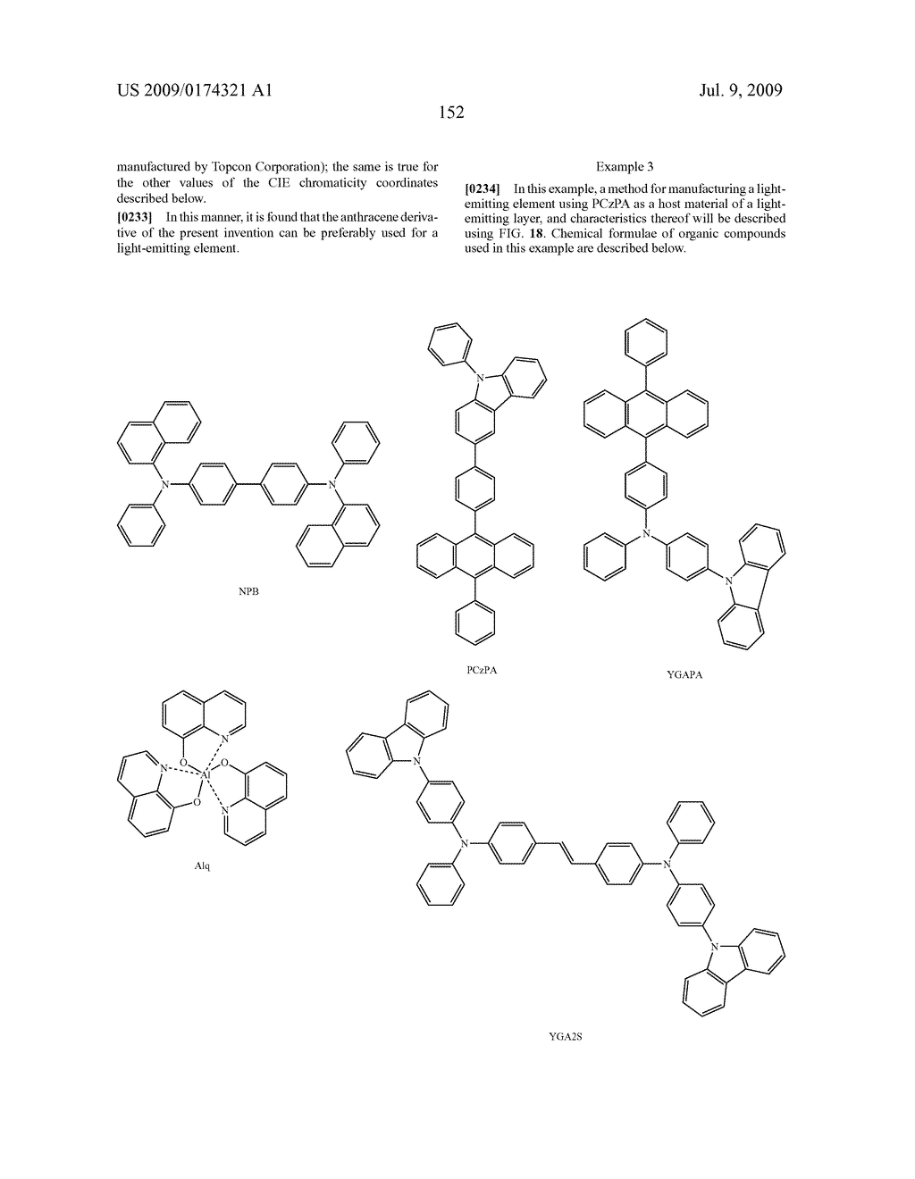 ANTHRACENE DERIVATIVE, AND LIGHT-EMITTING MATERIAL, LIGHT-EMITTING ELEMENT, LIGHT-EMITTING DEVICE, AND ELECTRONIC DEVICE USING THE SAME - diagram, schematic, and image 187