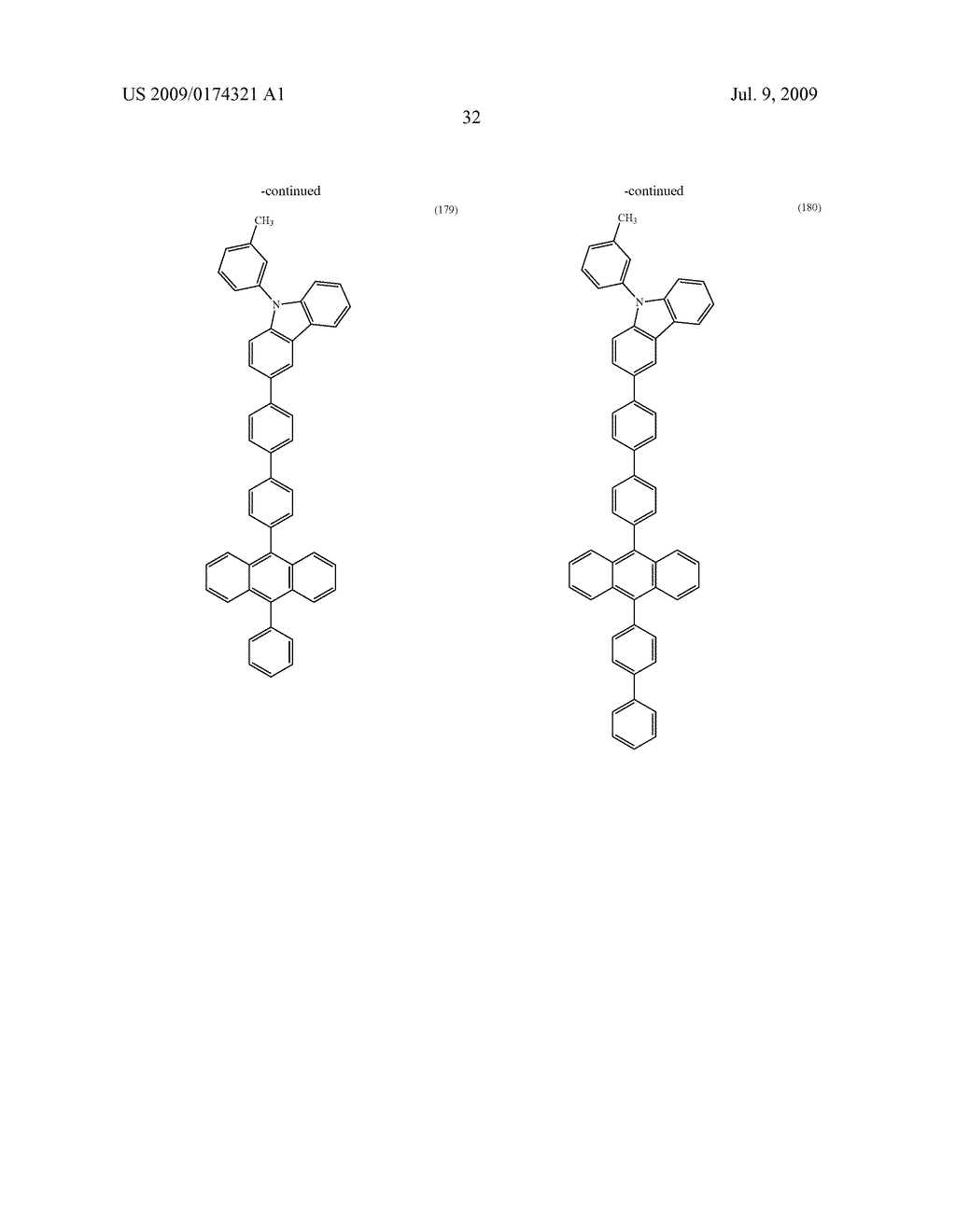 ANTHRACENE DERIVATIVE, AND LIGHT-EMITTING MATERIAL, LIGHT-EMITTING ELEMENT, LIGHT-EMITTING DEVICE, AND ELECTRONIC DEVICE USING THE SAME - diagram, schematic, and image 67