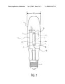 RAPID RE-STRIKE CERAMIC DISCHARGE METAL HALIDE LAMP diagram and image