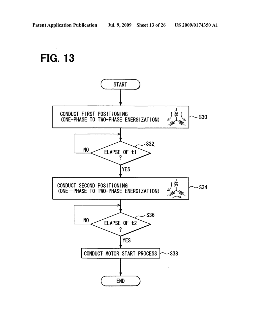 Control system for multiphase electric rotating machine - diagram, schematic, and image 14