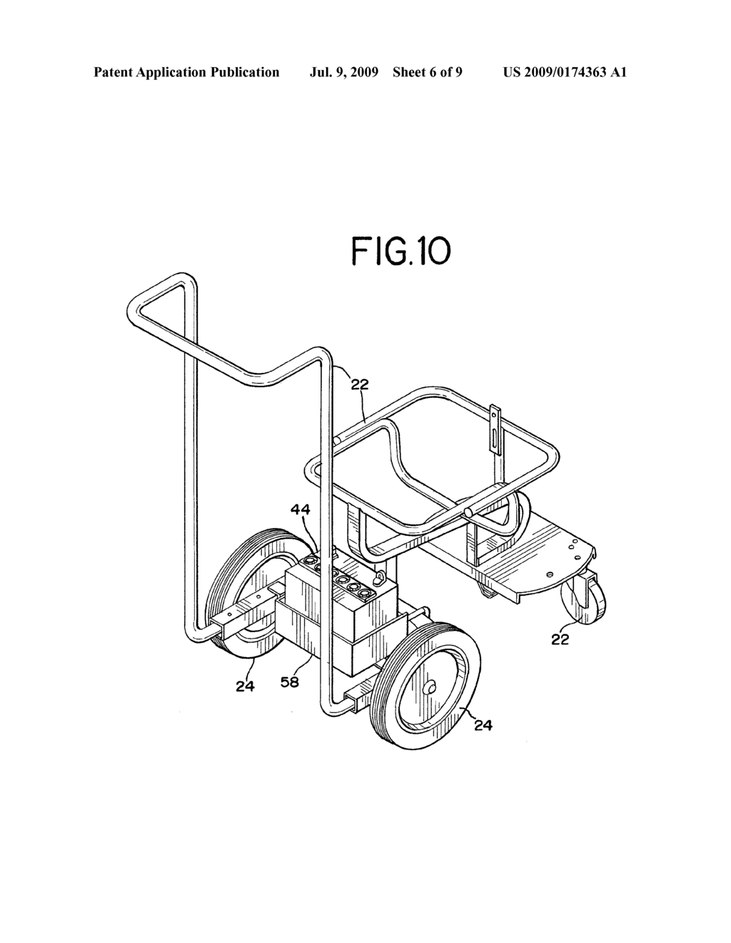 Vehicle System Including a Plurality of Wheeled Vehicles Docked for Vending and Recharging - diagram, schematic, and image 07