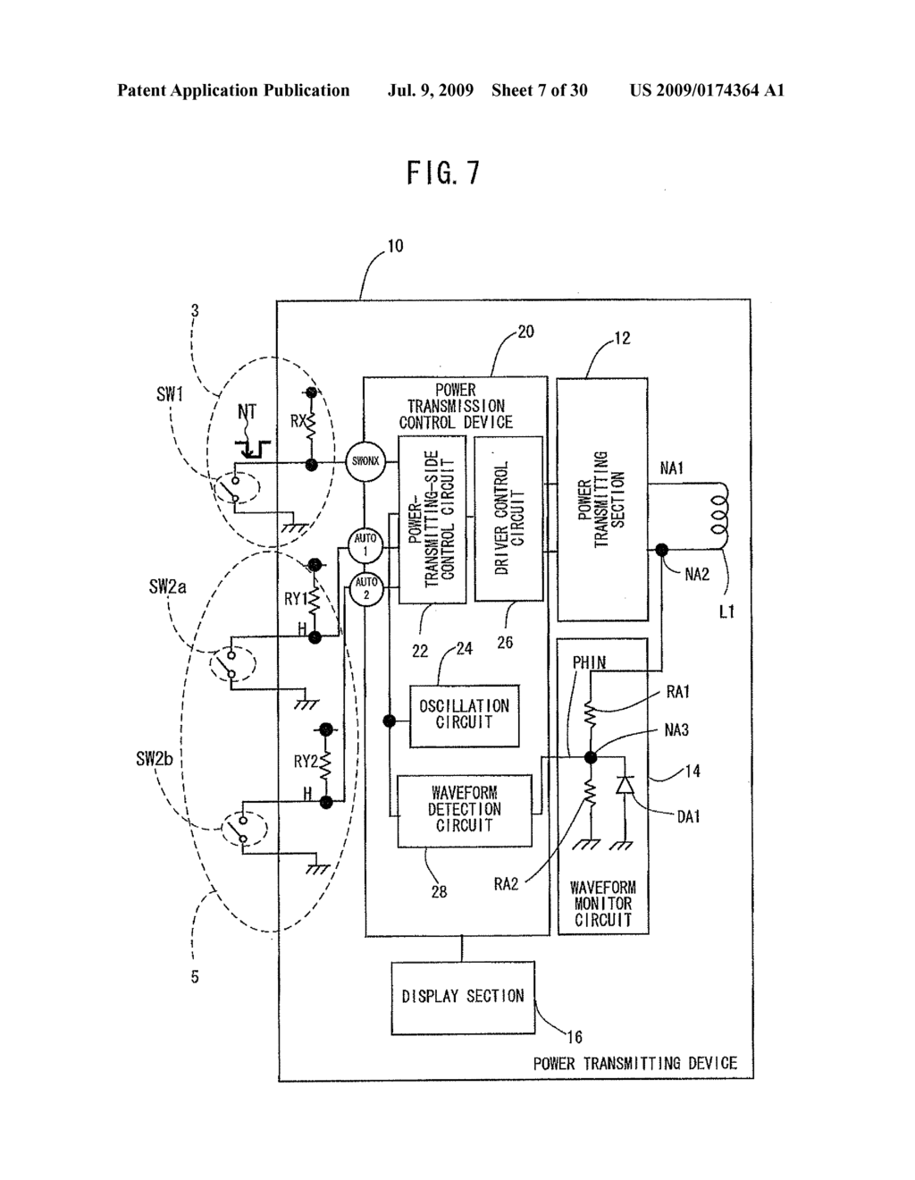 POWER TRANSMISSION CONTROL DEVICE, POWER TRANSMITTING DEVICE, NON-CONTACT POWER TRANSMITTING SYSTEM, AND ELECTRONIC INSTRUMENT - diagram, schematic, and image 08