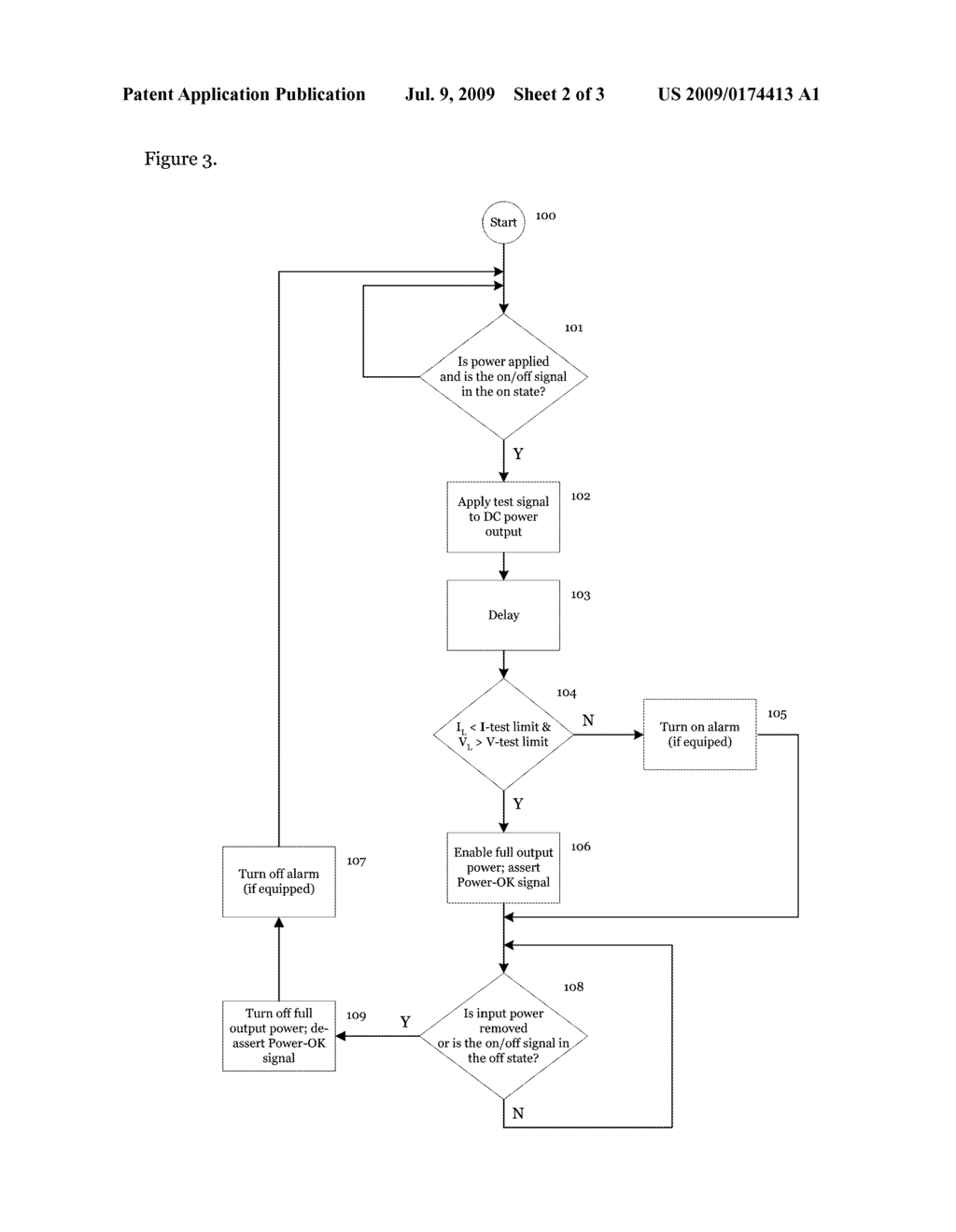 Method and Apparatus to Verify the Proper Connection of Loads before Applying Full DC Power - diagram, schematic, and image 03