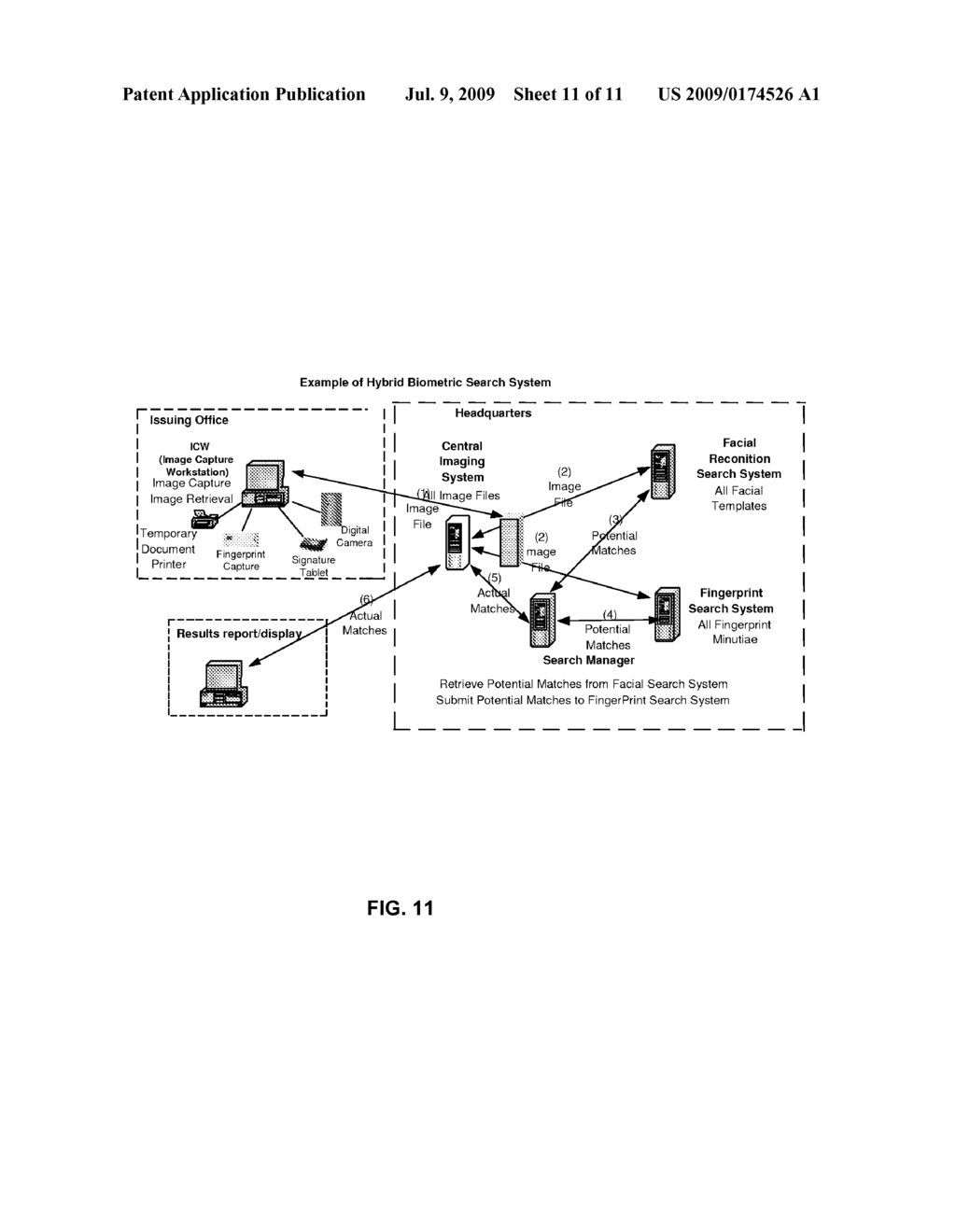 Systems and Methods for Recognition of Individuals Using Multiple Biometric Searches - diagram, schematic, and image 12