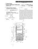 WHEELED USER INPUT DEVICE IN COOPERATION WITH A HANDHELD ELECTRONIC COMMUNICATION DEVICE diagram and image