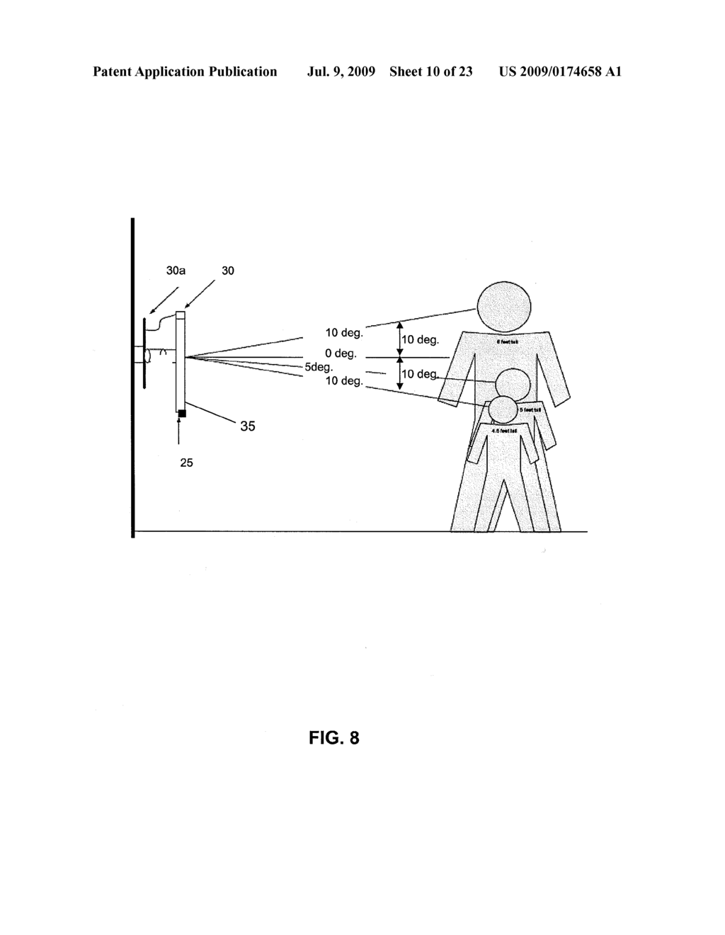 SYSTEM AND METHOD OF ADJUSTING VIEWING ANGLE FOR DISPLAY BASED ON VIEWER POSITIONS AND LIGHTING CONDITIONS - diagram, schematic, and image 11