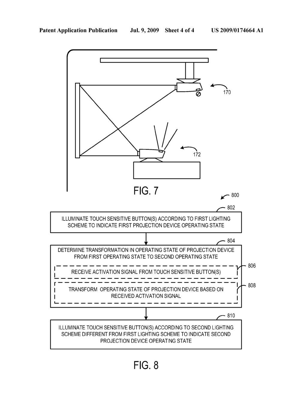 PROJECTION DEVICE WITH TOUCH SENSITIVE KEYPAD - diagram, schematic, and image 05