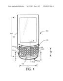 KEYPAD HOUSING CONFIGURATION FOR A MOBILE COMPUTING DEVICE diagram and image