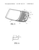 KEYPAD HOUSING CONFIGURATION FOR A MOBILE COMPUTING DEVICE diagram and image