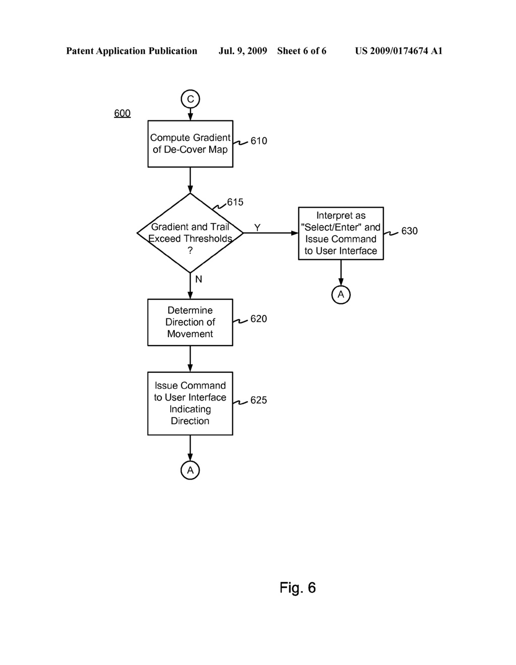 APPARATUS AND METHODS FOR A TOUCH USER INTERFACE USING AN IMAGE SENSOR - diagram, schematic, and image 07