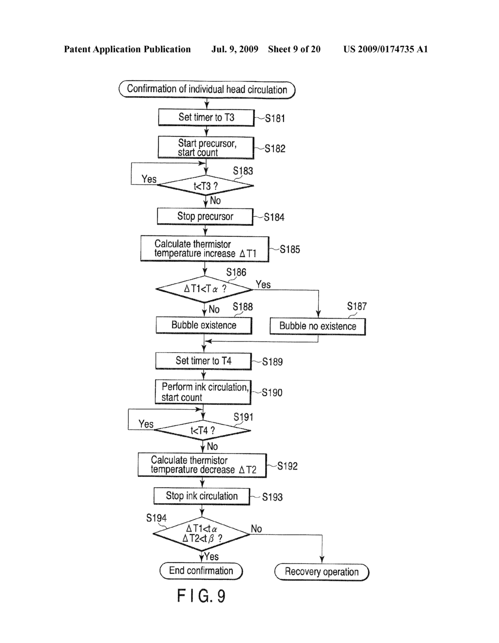 METHOD FOR CONFIRMING INK CIRCULATION PATH AND METHOD FOR FILLING WITH INK - diagram, schematic, and image 10