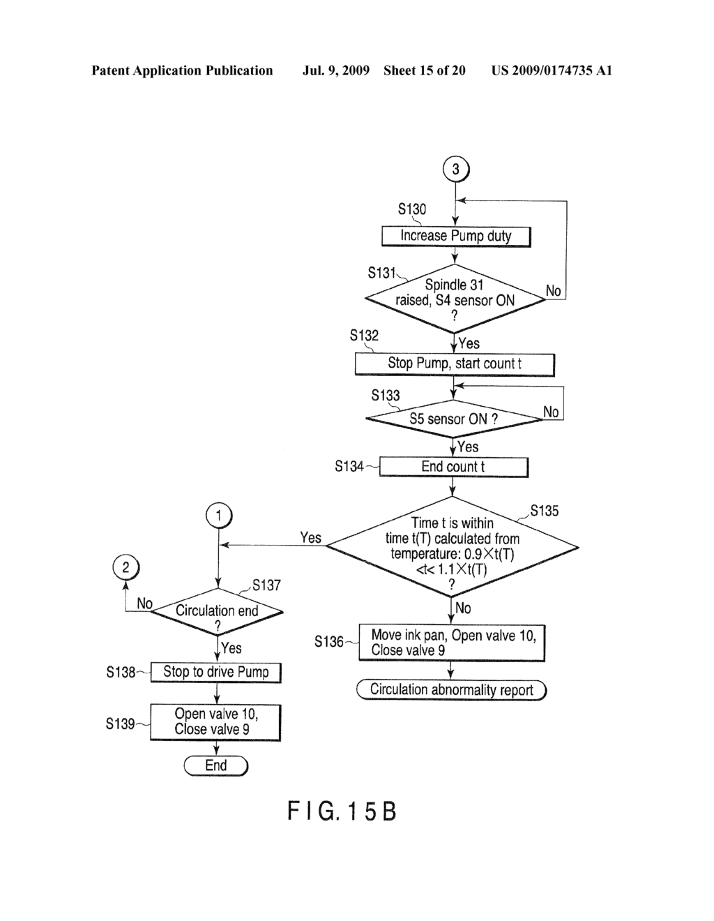 METHOD FOR CONFIRMING INK CIRCULATION PATH AND METHOD FOR FILLING WITH INK - diagram, schematic, and image 16