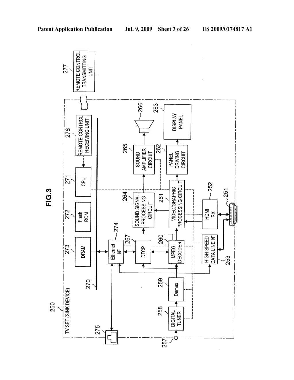 Display device, program information display method in display device, receiving device, and signal transmission method in receiving device - diagram, schematic, and image 04