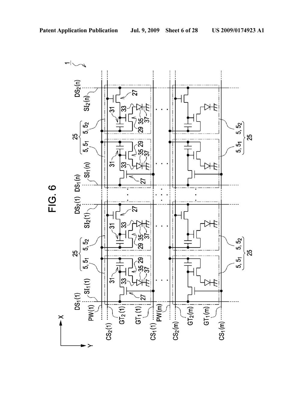 ELECTRO-OPTICAL DEVICE AND ELECTRONIC APPARATUS - diagram, schematic, and image 07