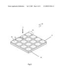 Micromirror device with a single address electrode diagram and image