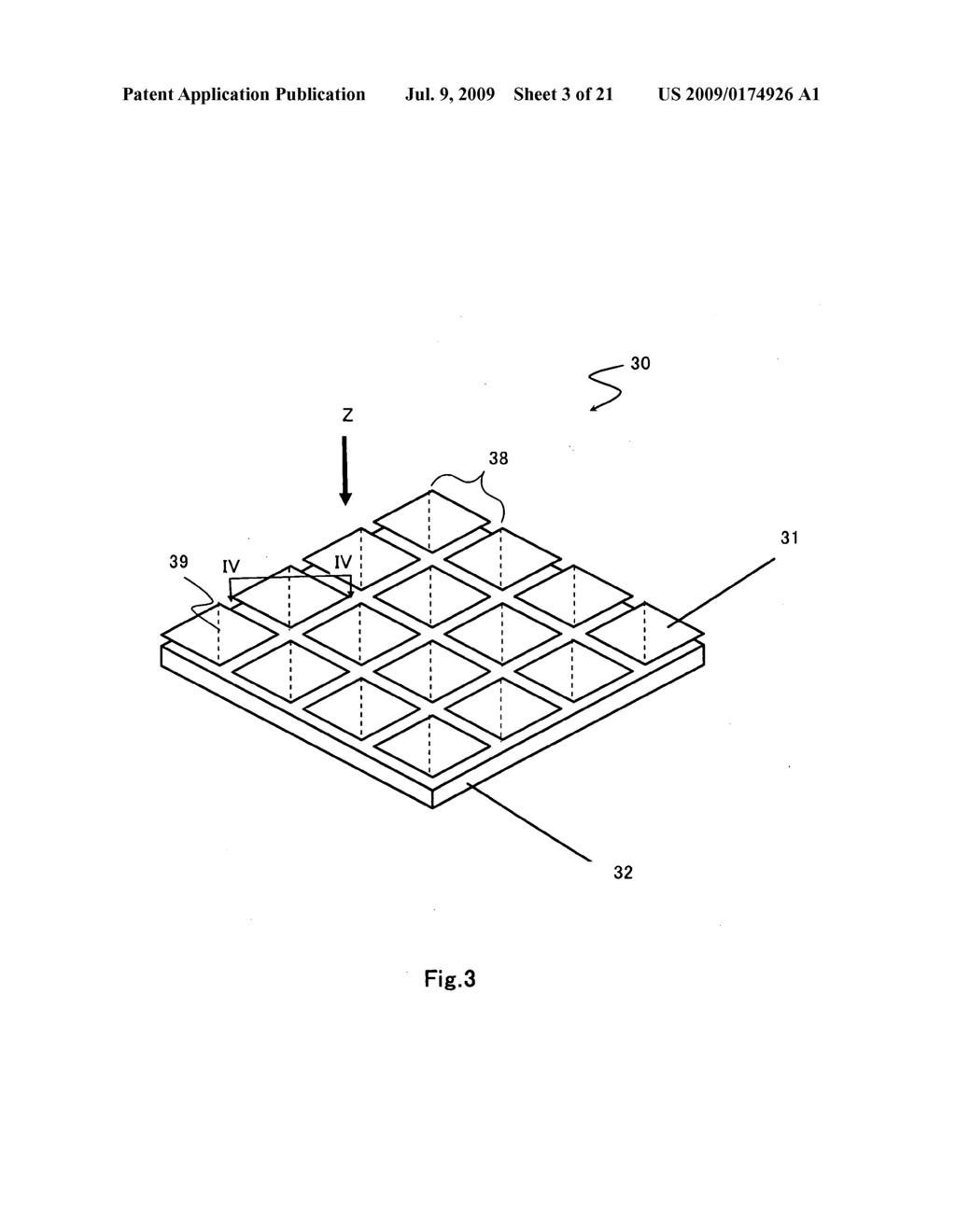 Micromirror device with a single address electrode - diagram, schematic, and image 04