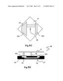 Micromirror device with a single address electrode diagram and image