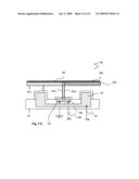 Micromirror device with a single address electrode diagram and image