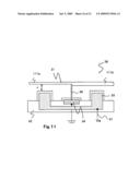 Micromirror device with a single address electrode diagram and image