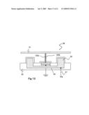 Micromirror device with a single address electrode diagram and image