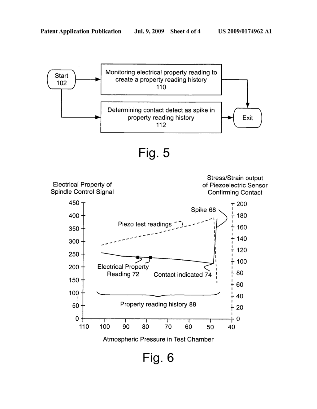 Apparatus and method for slider-disk contact indication by monitoring the spindle control signal in a hard disk drive - diagram, schematic, and image 05