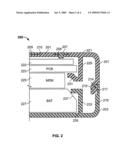 METAL RETAINING FEATURES FOR HANDHELD ELECTRONIC DEVICE CASING diagram and image