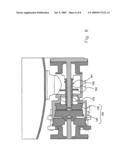 Homogenizer Device Having Horizontally Mounted Gear Rims diagram and image