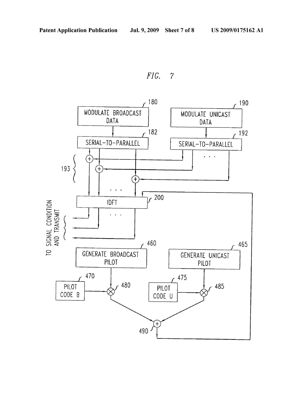 Method of OFDM communication using superposition coding - diagram, schematic, and image 08