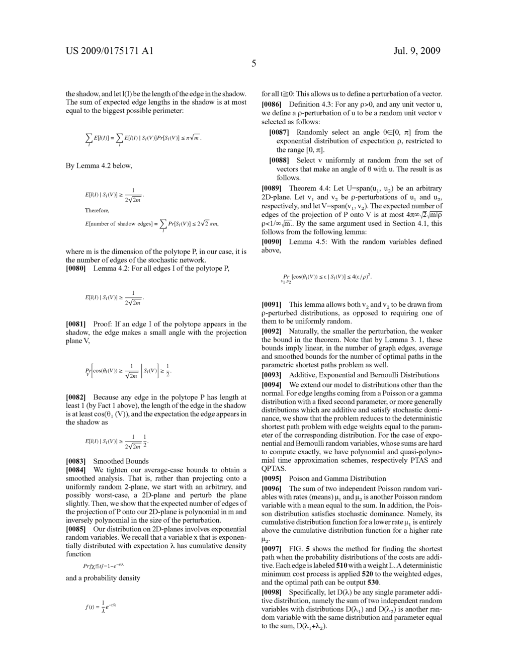 METHOD FOR FINDING OPTIMAL PATHS USING A STOCHASTIC NETWORK MODEL - diagram, schematic, and image 12