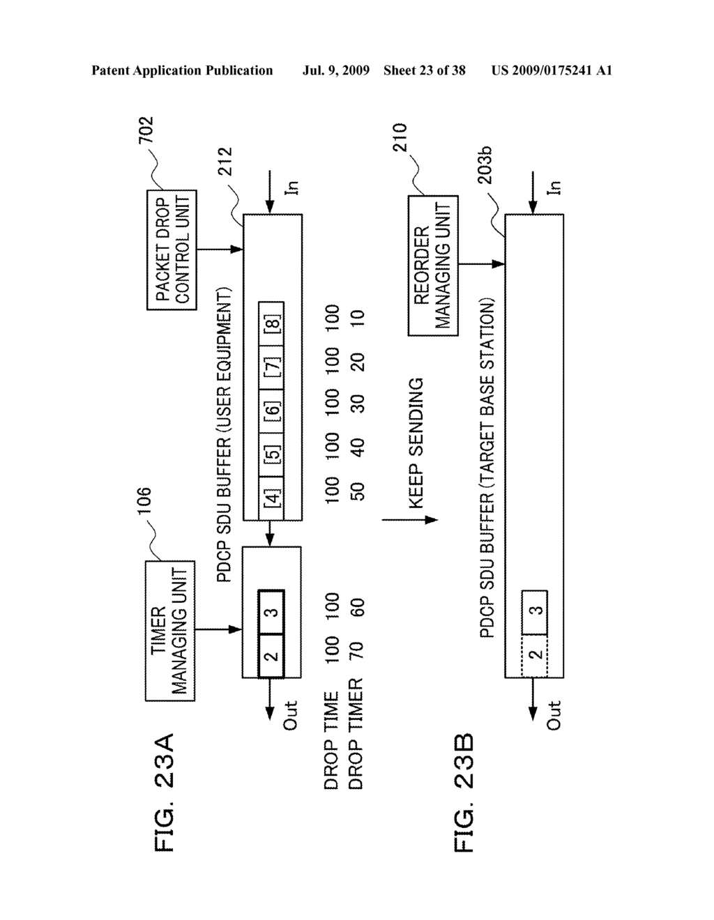 METHOD FOR DROPPING PACKET DATA, RADIO COMMUNICATION DEVICE, AND MOBILE COMMUNICATION SYSTEM - diagram, schematic, and image 24