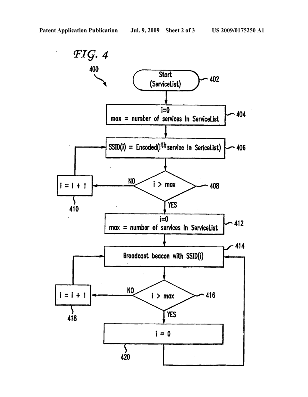 Method for mobile terminal access to wireless lan based on access point services and service parameters - diagram, schematic, and image 03